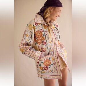 Free People NWOT Avery Embellished Jacket Xsmall